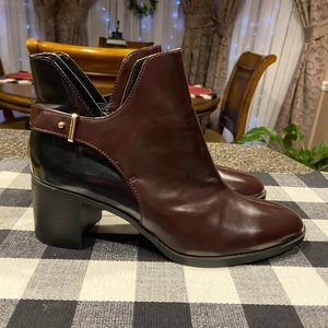 Women’s Brown and Black Zara Brand Boots. Size 9.5M US